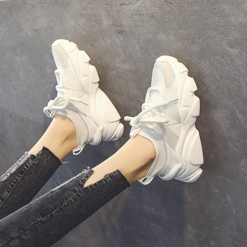 Woman Mesh Surface Sneakers