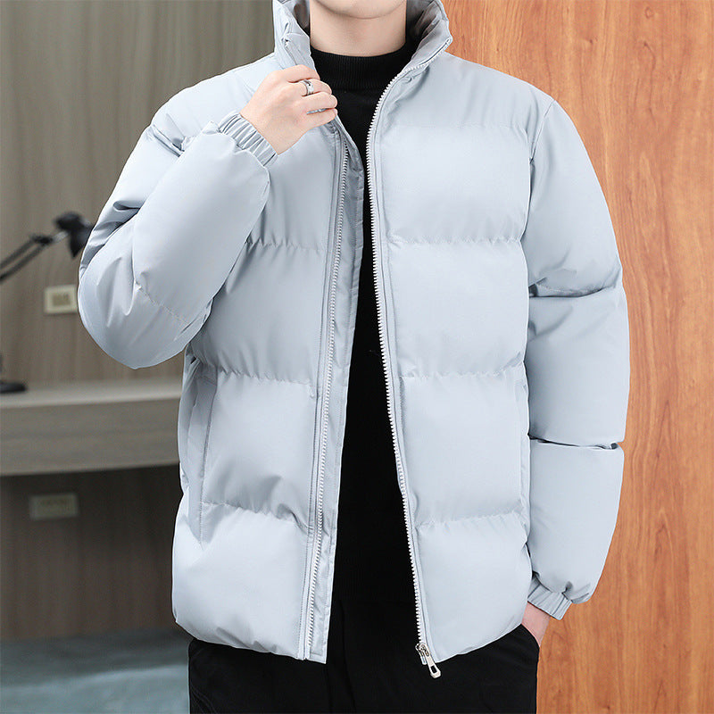 Winter Stand-collar Cotton Coat For Men's Clothing