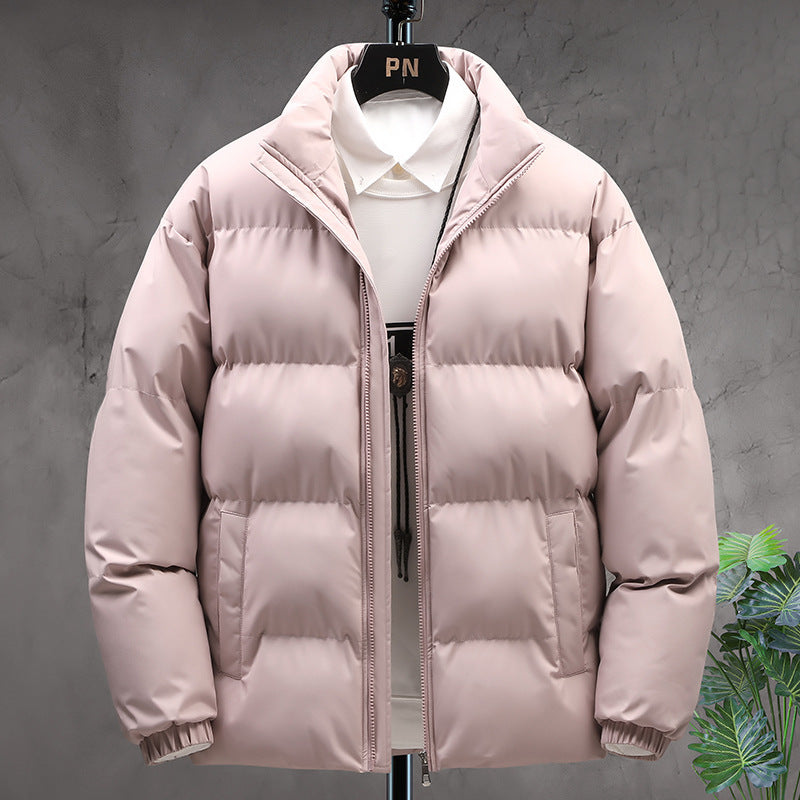 Winter Stand-collar Cotton Coat For Men's Clothing