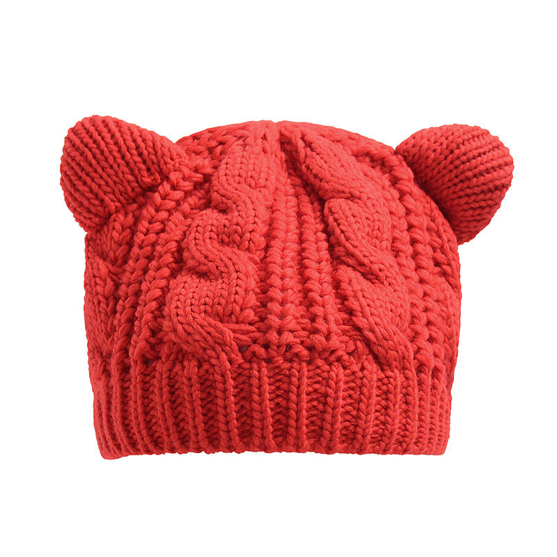 Hand Made Knitted Cat