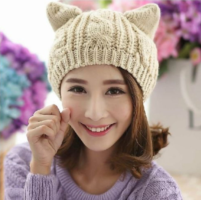 Hand Made Knitted Cat