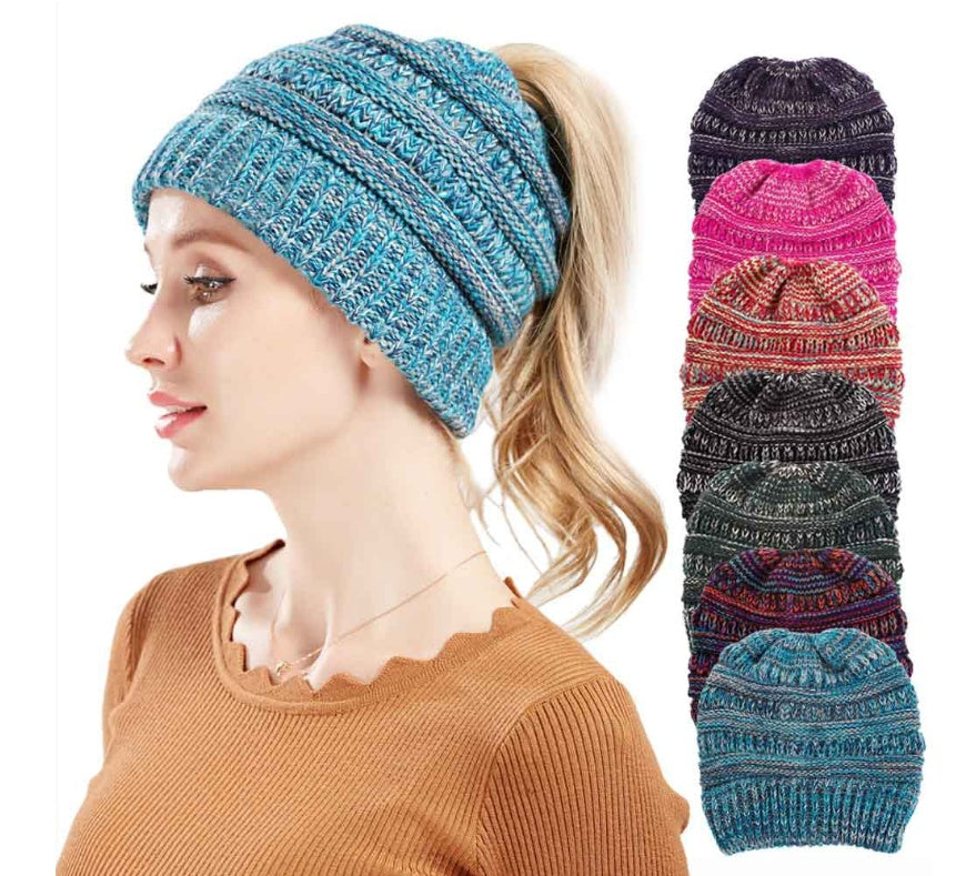 Knitted Wool Hat For Ladies