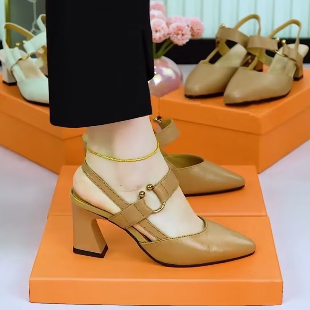 Closed Toe Back Empty Shoes