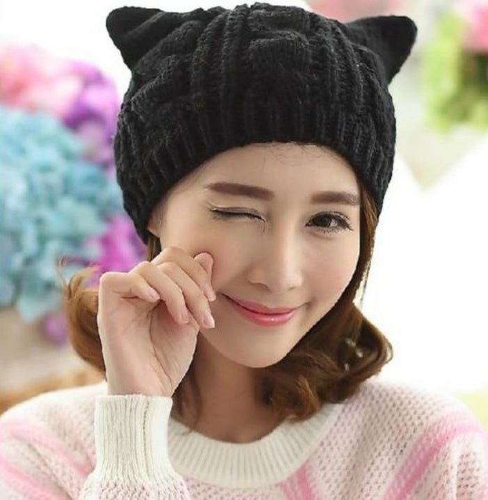 Hand Made Knitted Cat