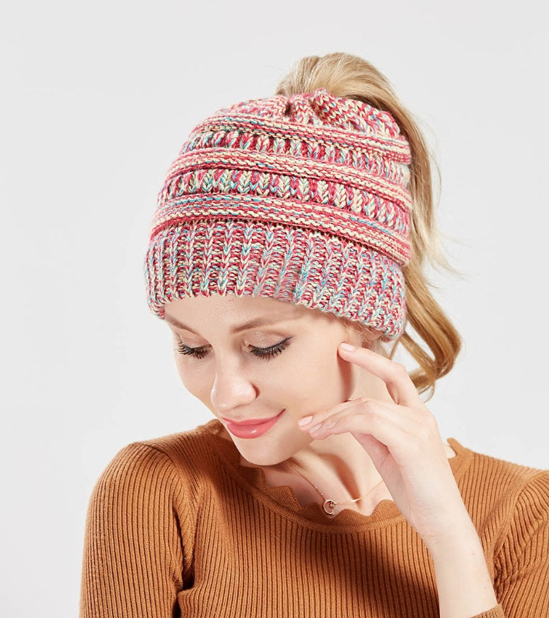 Knitted Wool Hat For Ladies