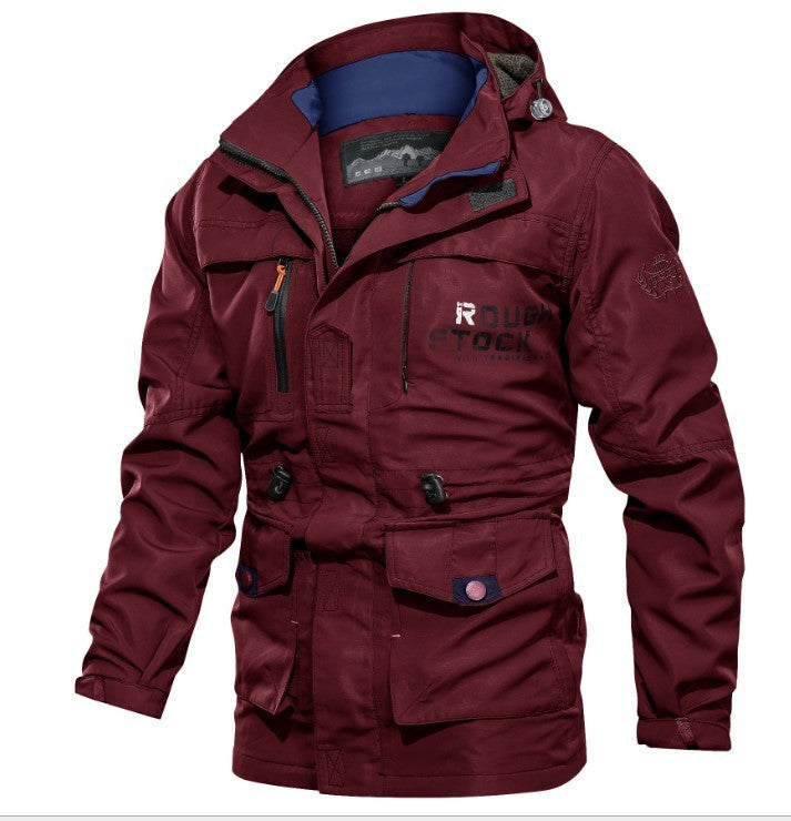 men's outdoor hooded jacket