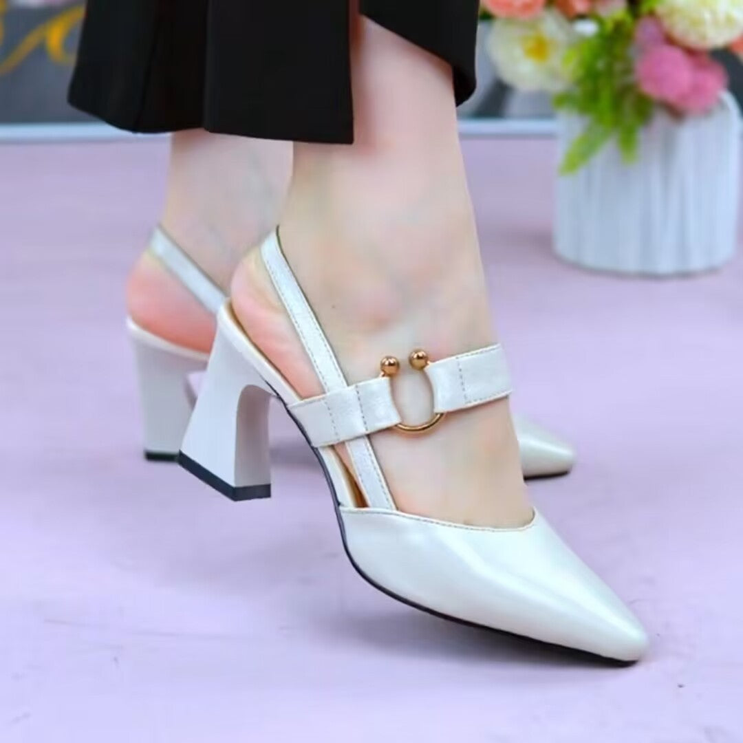 Closed Toe Back Empty Shoes