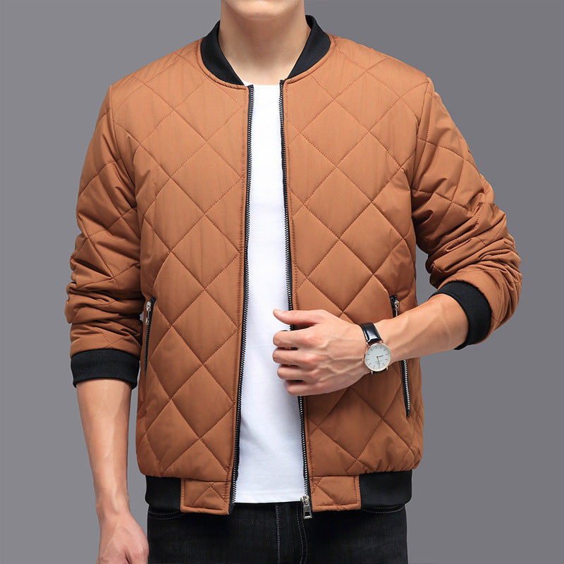 Rhombic-sewing Design Coat