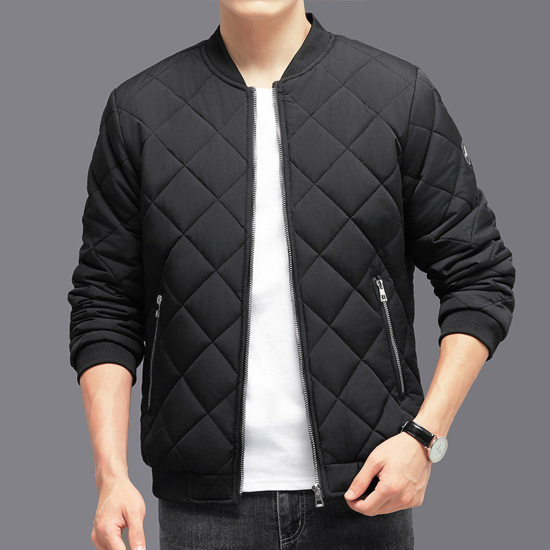 Rhombic-sewing Design Coat