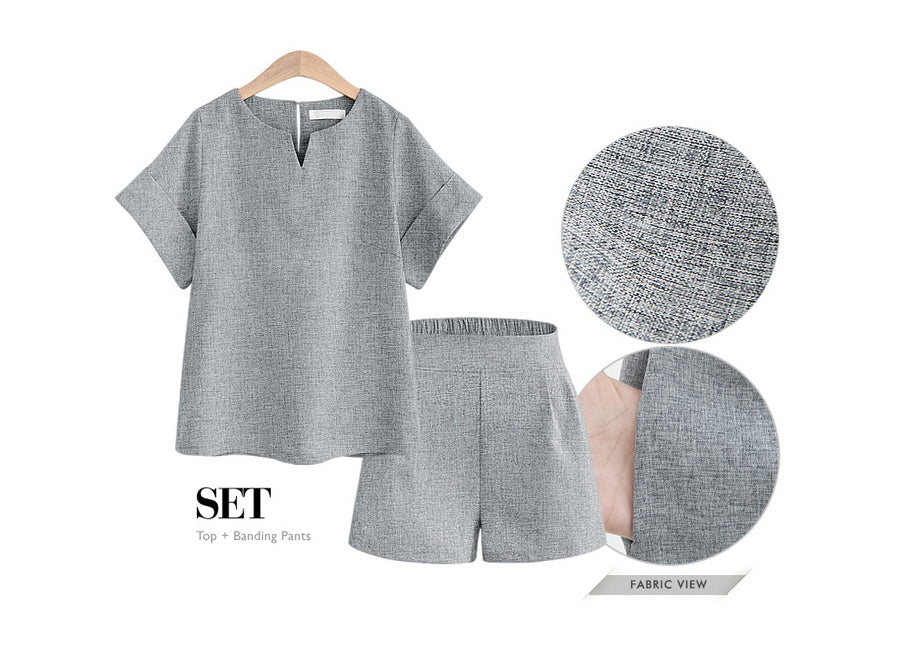 Suit-Set Short Women Summer